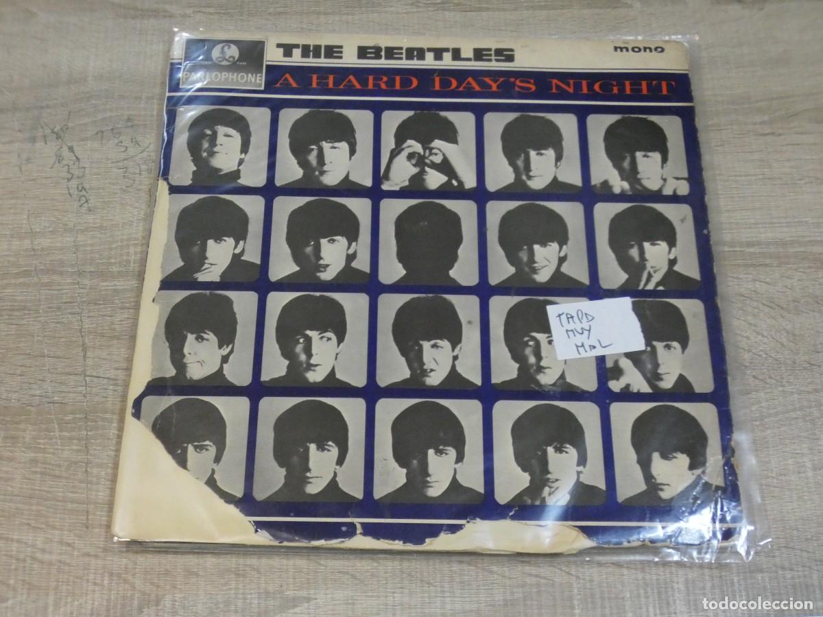 Discos de vinilo: ARKANSAS1980 BOXX762 VINILO MUY USADO REPRODUCIBLE - THE BEATLES TAPA MUY MAL