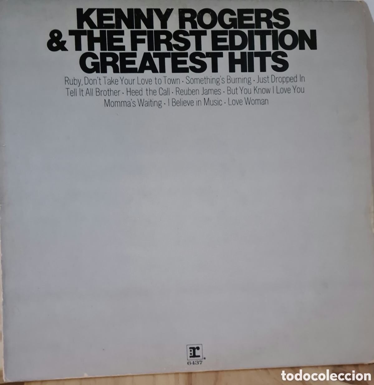 Discos de vinilo: KENNY ROGERS &THE FIRST EDITION GREATEST HITS