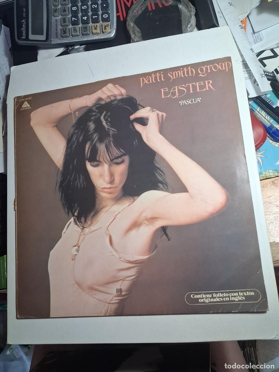 Discos de vinilo: lp patti smith group. easter. arista 1978 spain. inserto fotos y letras (buen estado)