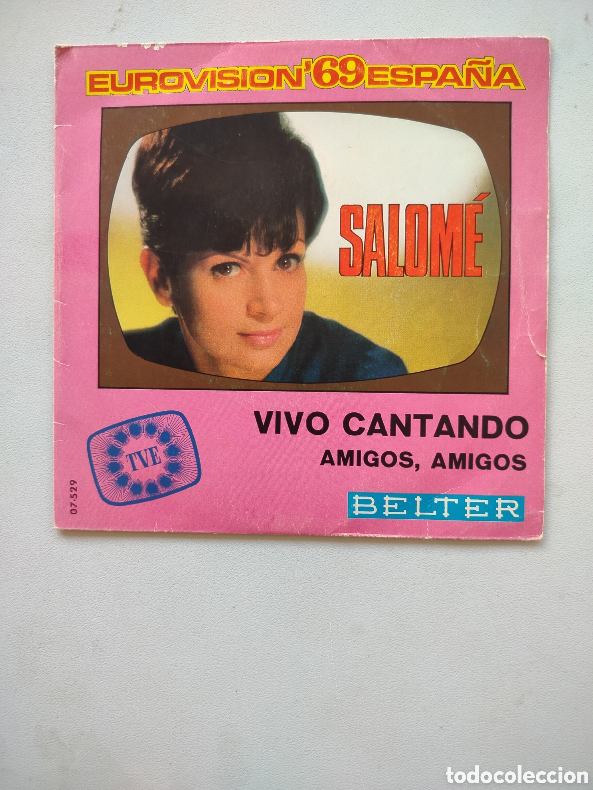 Discos de vinilo: Salom&eacute; Single Eurovisi&oacute;n '69