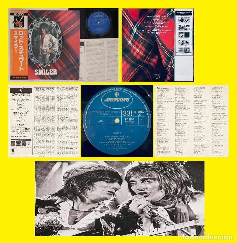 Discos de vinilo: ROD STEWART - SMILER 74 !! FACES.. ron wood,elton john, RARA EDIT JAPAN + INSERTO, IMPECABLE !!