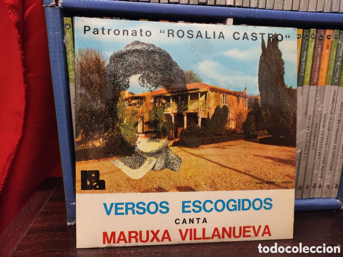 Discos de vinilo: MARUXA VILLANUEVA - VERSOS ESCOGIDOS - Patronato ROSALIA CASTRO