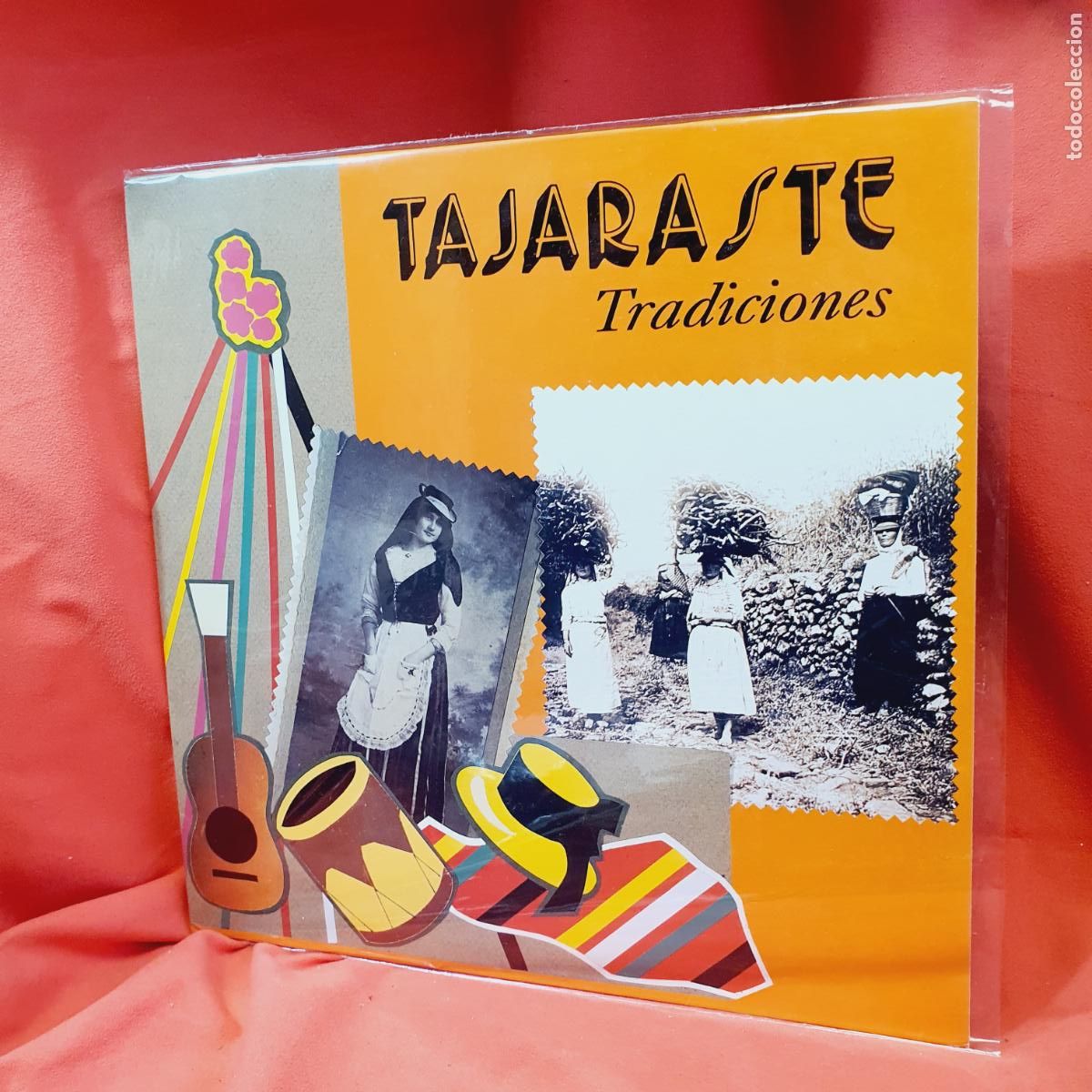 Discos de vinilo: LP-TAJARASTE-TRADICIONES-CABILDO INSULAR DE TENERIFE-1990-CENTRO CULTURA POPULAR CANARIA.