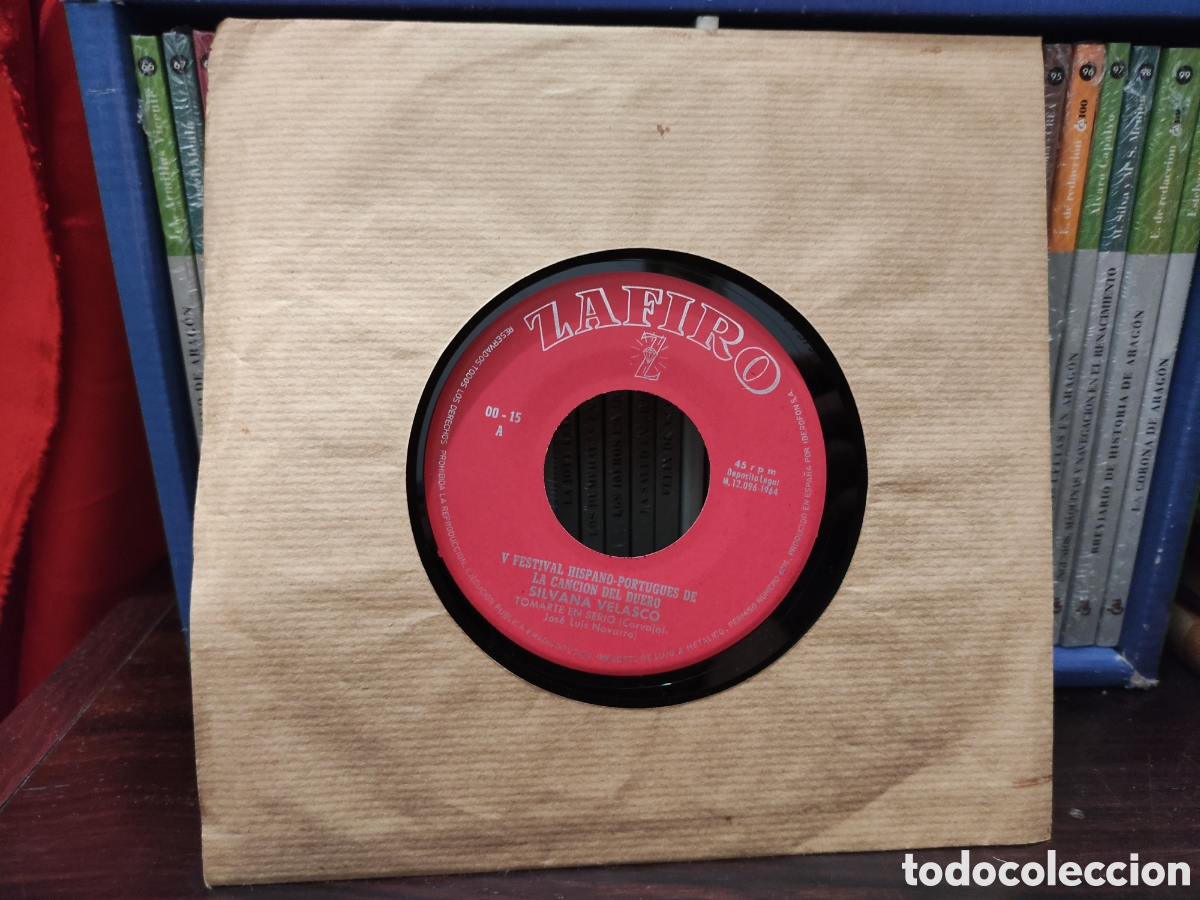 Discos de vinilo: V FESTIVAL HISPANO - PORTUGUES DE LA CANCION DEL DUERO - SILVANA VELASCO