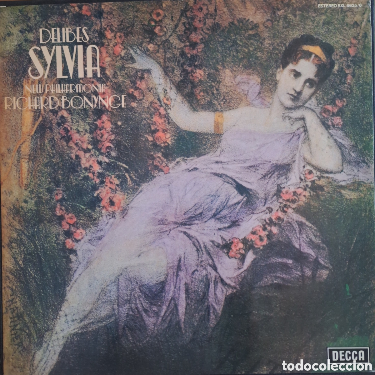 Discos de vinilo: Caja Sylvia. Delibes. Dtor: R. Bonynge