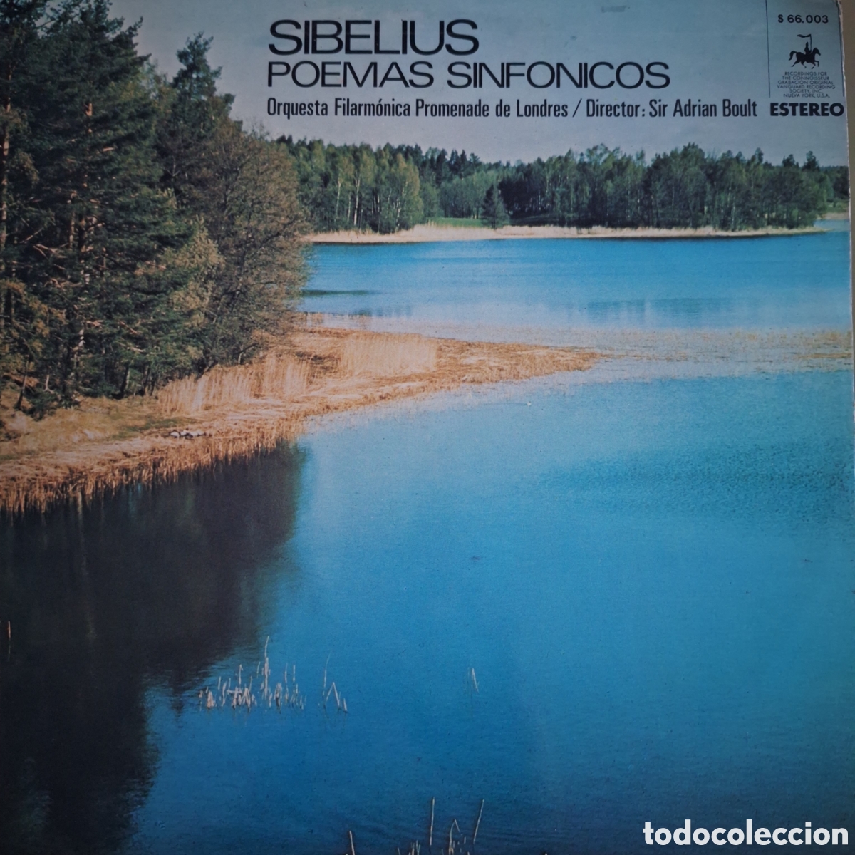 Discos de vinilo: Sibelius. 2 LP. Poemas sinf&oacute;nicos. Dtor: Sir A. Boult