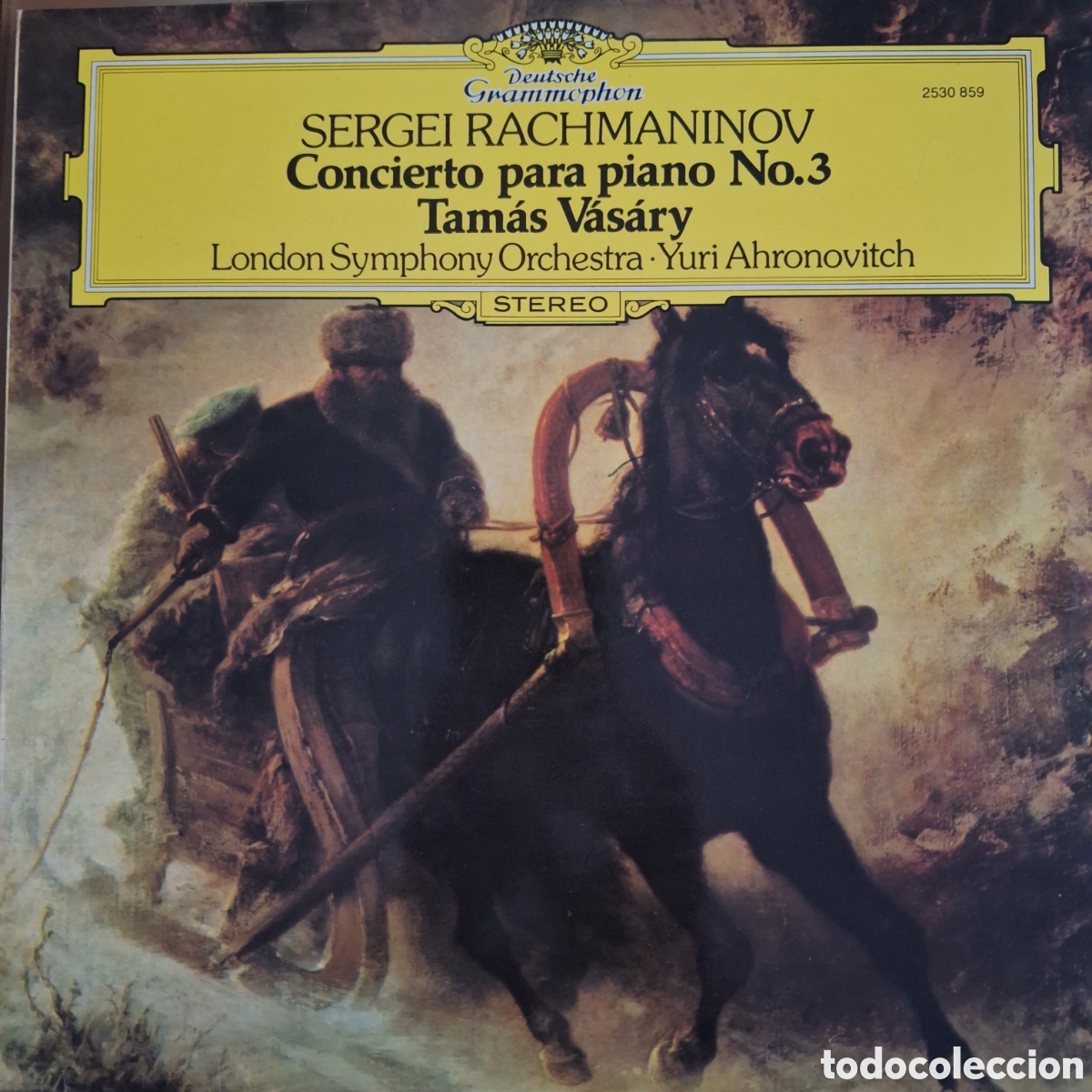 Discos de vinilo: Concierto para piano No. 3. Dtor: T. V&aacute;s&aacute;ry