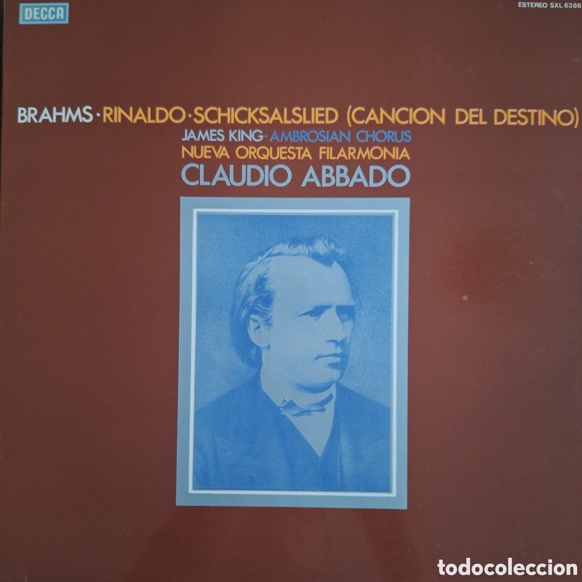 Discos de vinilo: Brahms. Rinaldo&bull;Schicksalslied