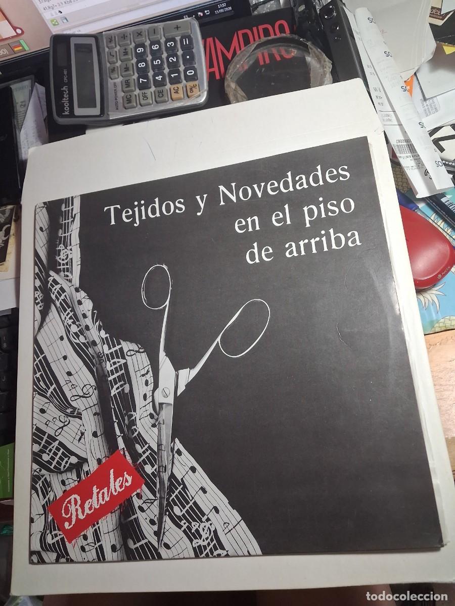 Discos de vinilo: lp retales. tejidos y novedades en el piso de arriba. berman 1990 spain. inserto (seminuevo)