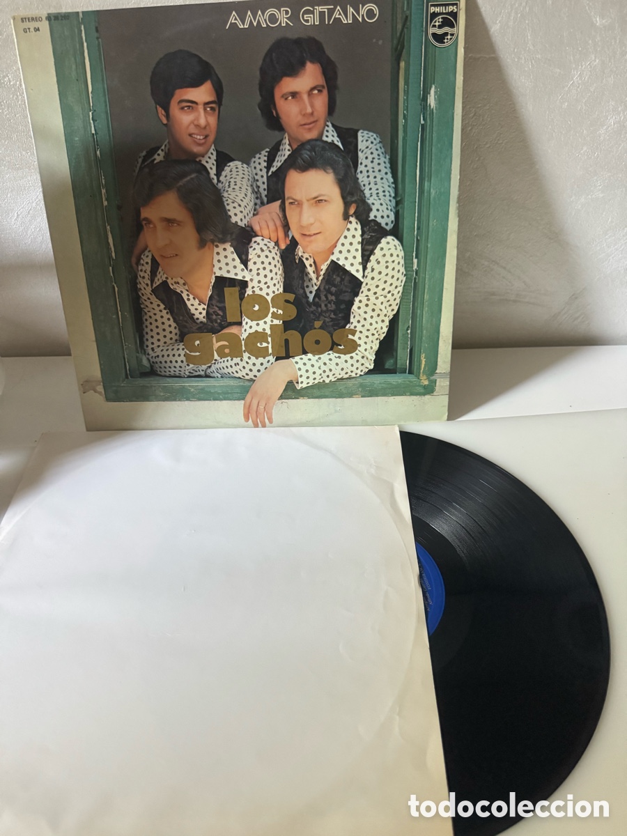 Discos de vinilo: Los gachos - Amor gitano 1976 ( Rumbas)