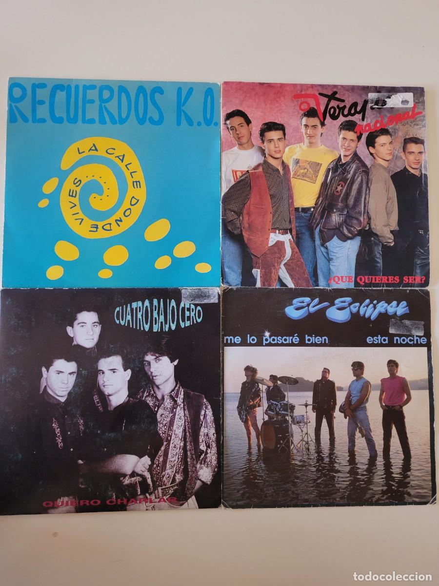 Discos de vinilo: 11 minidiscos vinilo, singles 90, 7 pulgadas