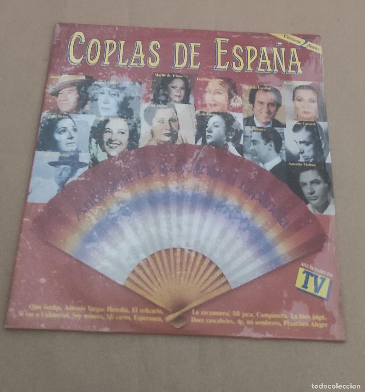 Discos de vinilo: DISCO DOBLE VINILO LP, COPLAS DE ESPA&Ntilde;A, EMI 1990-NUEVO AUN PRECINTADO-
