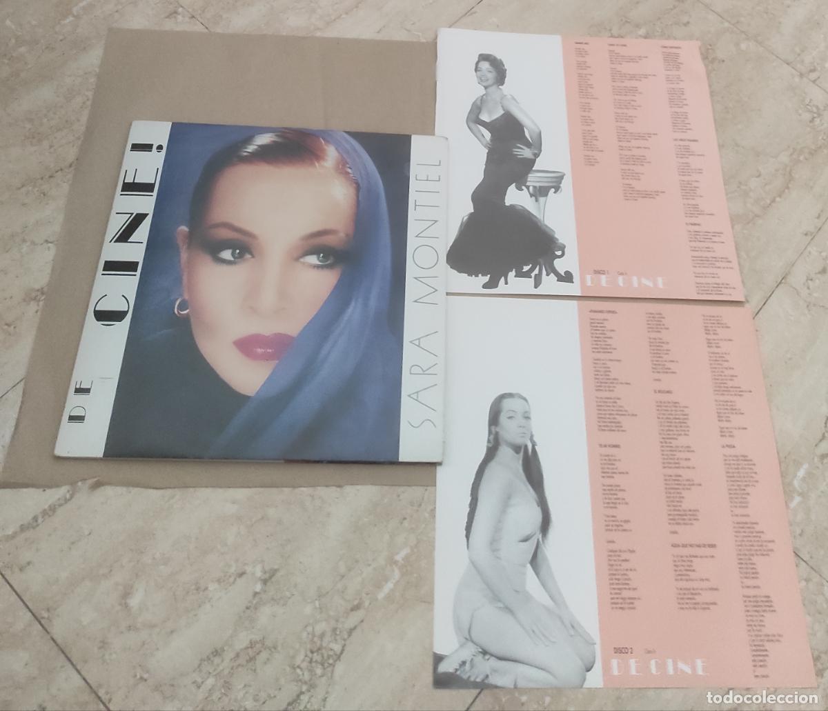 Discos de vinilo: SARA MONTIEL - DE CINE! (DOBLE LP RTVE 1989) EXCELENTE ESTADO