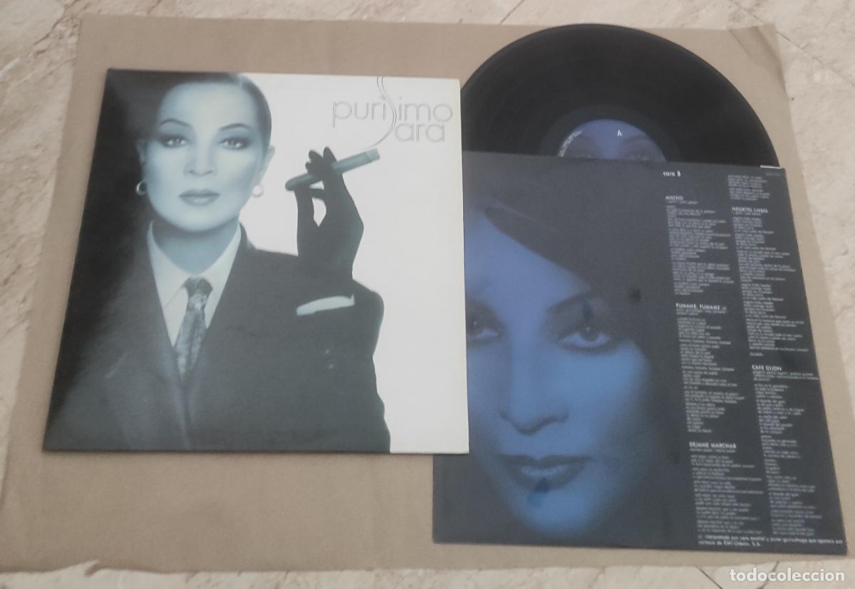 Discos de vinilo: SARA SARITA MONTIEL Purisimo LP 1988 Polygram GATEFOLD-EXCELENTE COMO NUEVO