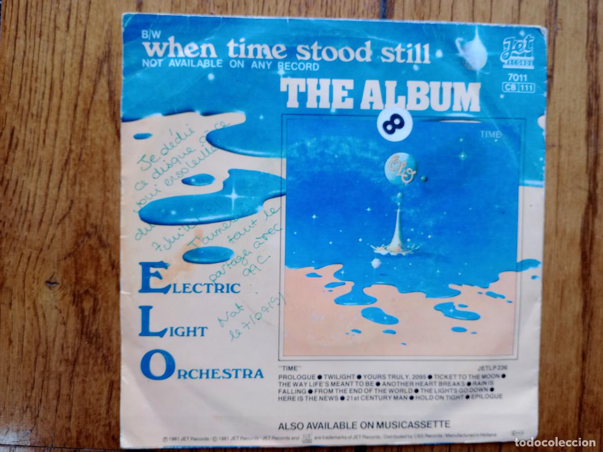 Discos de vinilo: Electric Light Orchestra - hold on tight + when time stood still - Foto 2