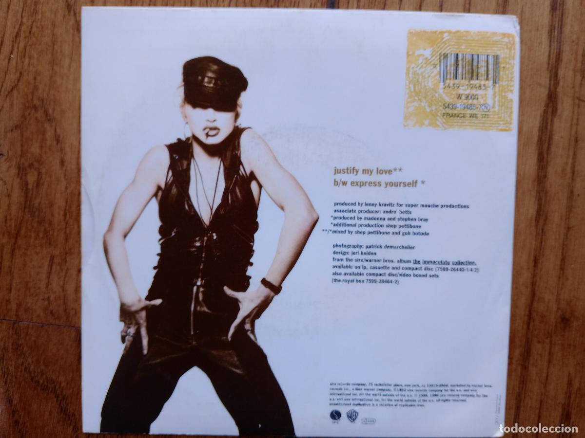 Discos de vinilo: Madonna - justify my love + express yourself - Foto 3