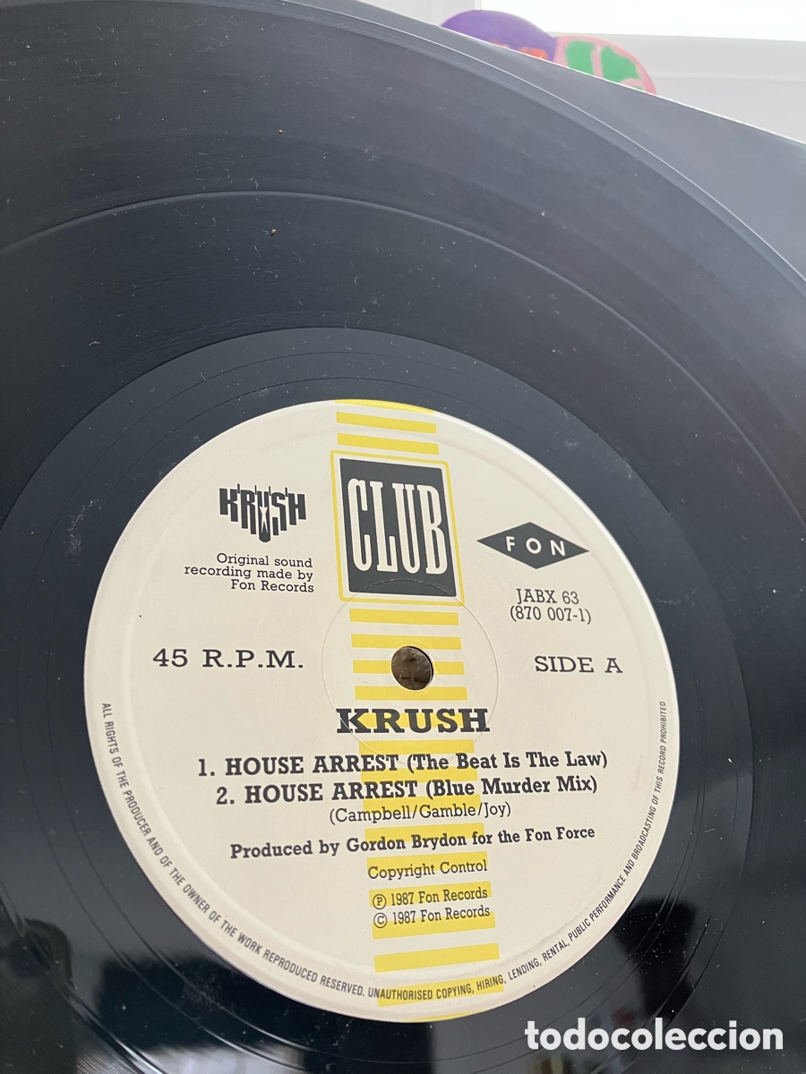 Discos de vinilo: Krush - House Arrest - Foto 2