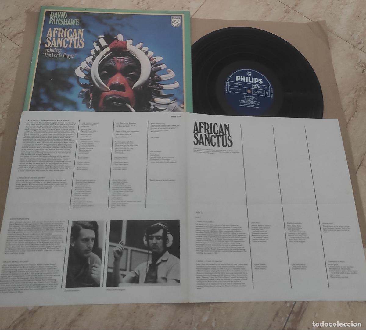 Discos de vinilo: David Fanshawe &ndash; African Sanctus-LP-1975-GATEFOLD COVER-