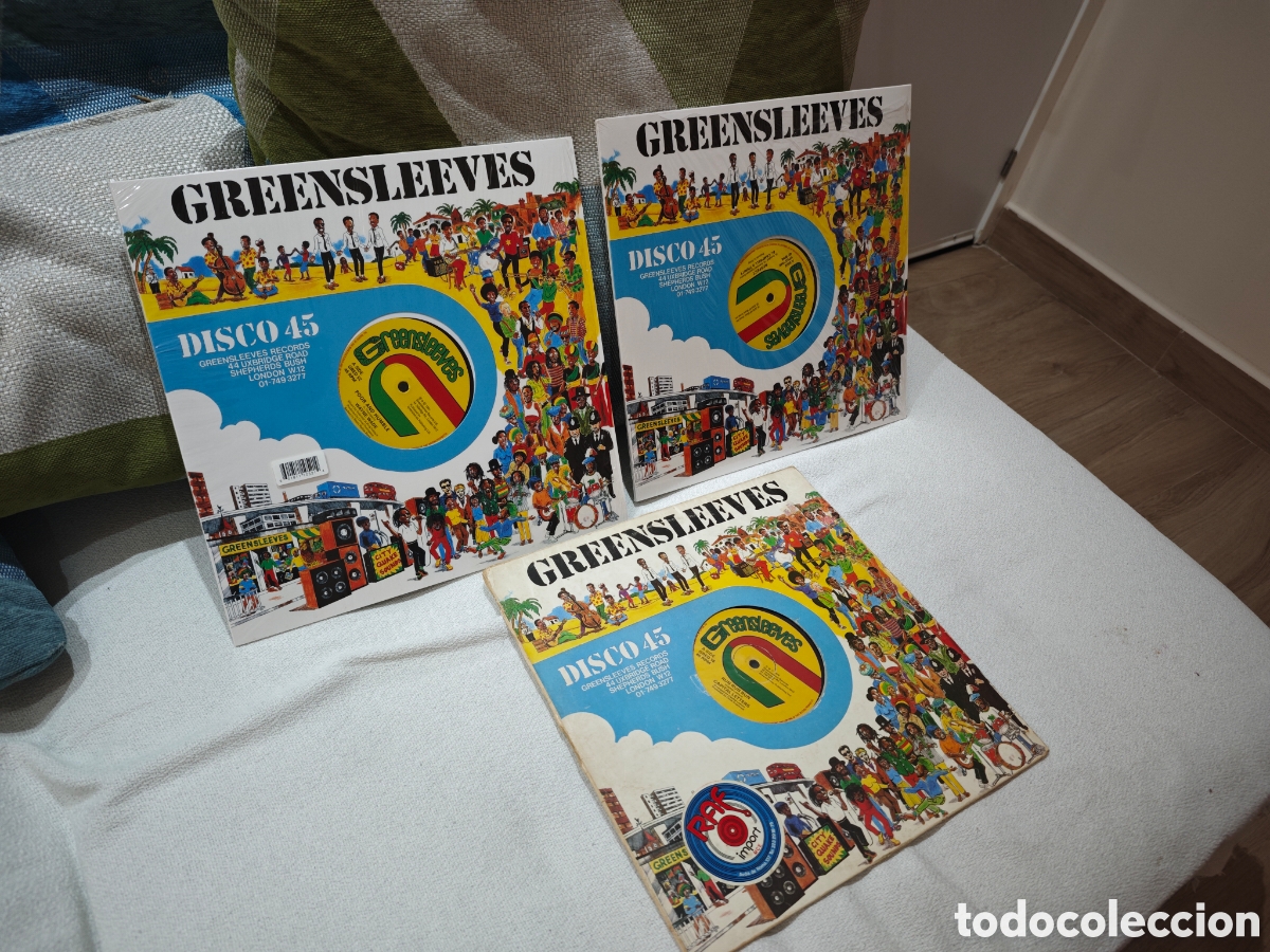 Discos de vinilo: Lote 3 Vinilos Greensleeves Records Reggae Dub . 2 vinilos edici&oacute;n limitada 2020 y 1 original 1979