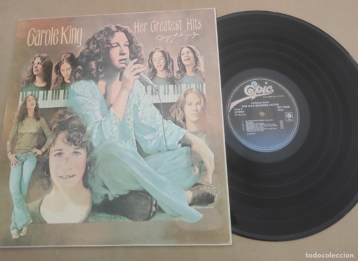 Discos de vinilo: CAROLE KING Her greatest hits LP 1978 ESPA&Ntilde;A-EXCELENTE ESTADO-