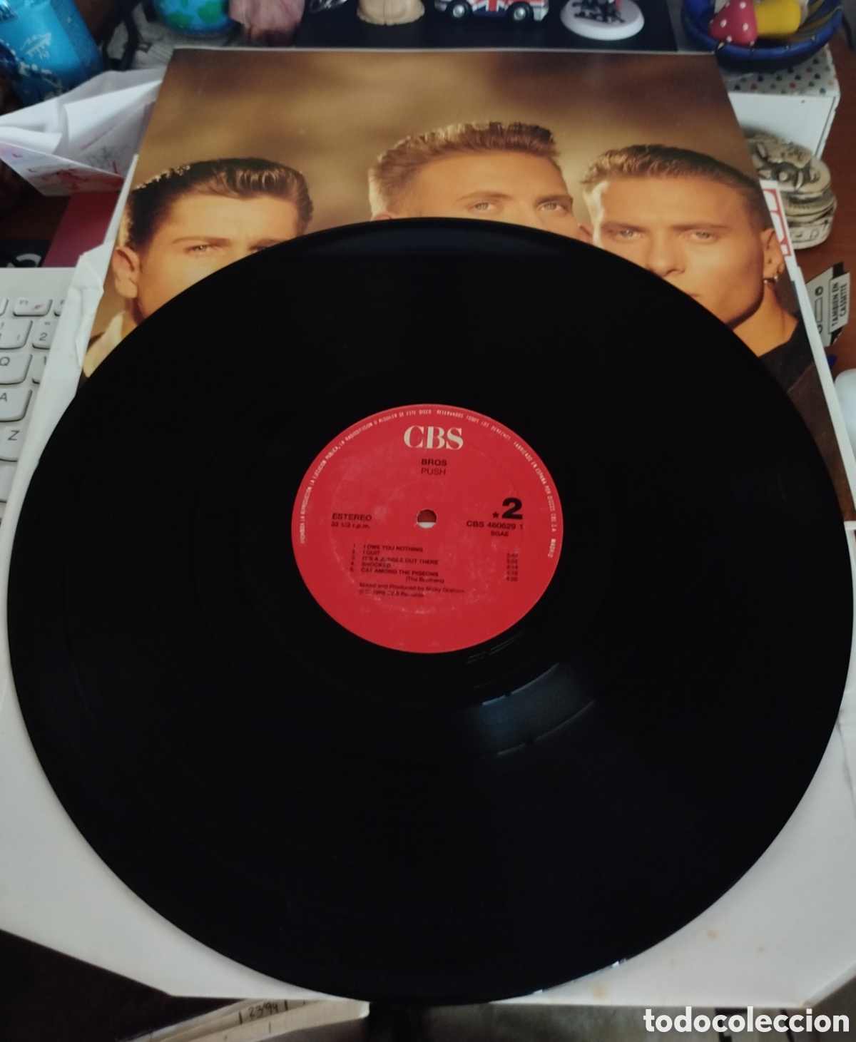Discos de vinilo: Bros - Push. Edici&oacute;n espa&ntilde;ola - Foto 2