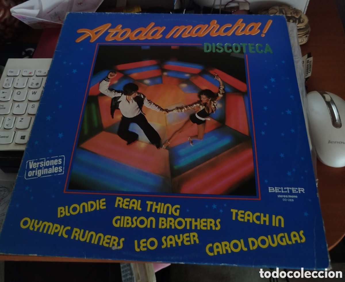Discos de vinilo: A toda marcha. Discoteca. Belter