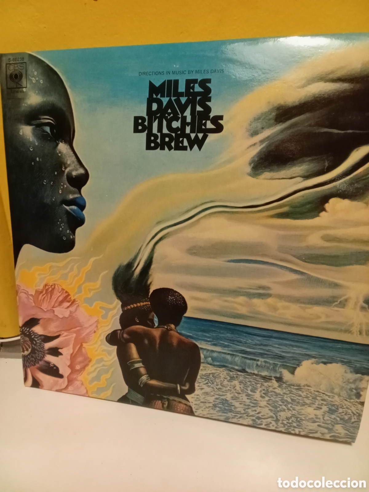 Discos de vinilo: MILES DAVIS &rdquo; BITCHES BREW &rdquo; Original Spain 1970 Perfecto estado.Doble Album con J. MC Laughlin,Ch