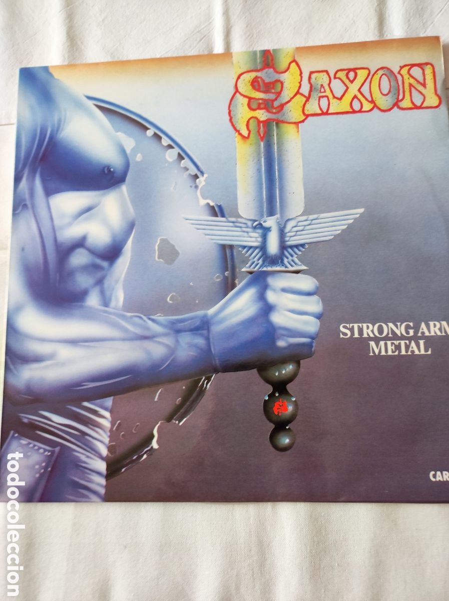 Discos de vinilo: SAXON - STRONG ARM METAL