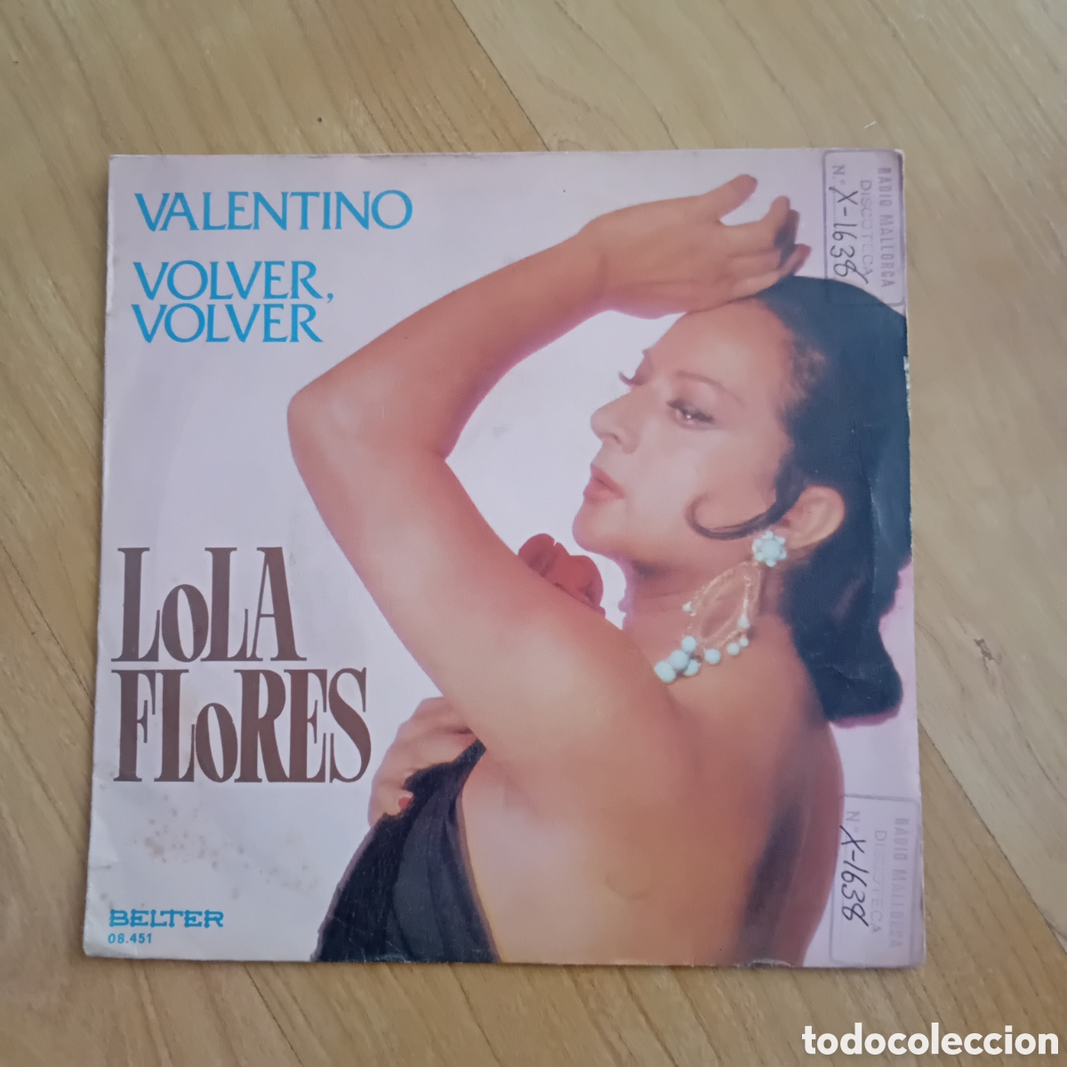 Discos de vinilo: LOLA FLORES. VALENTINO. VOLVER VOLVER