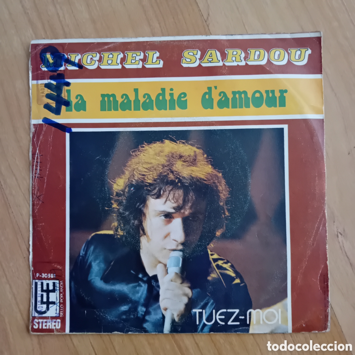 Discos de vinilo: MICHEL SARDOU. LA MALADIE DAMOUR - Foto 2