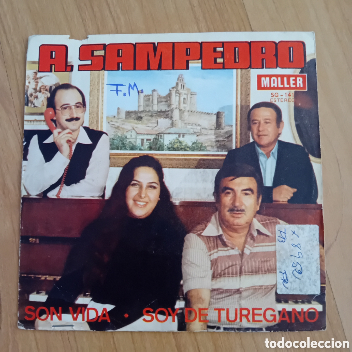 Discos de vinilo: A. SAMPEDRO. SON VIDA. SOY DE TUREGANO