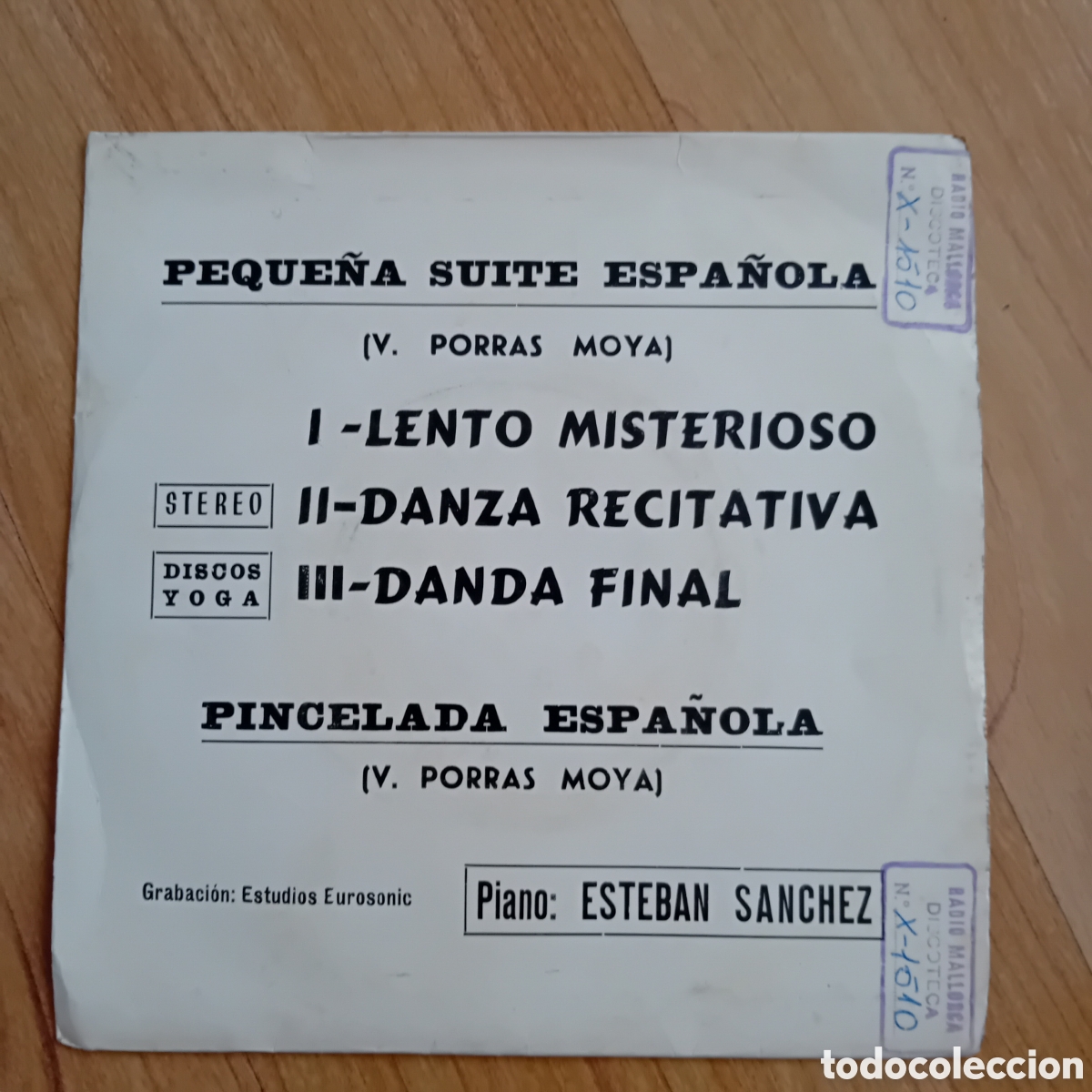 Discos de vinilo: PEQUE&Ntilde;A SUITE ESPA&Ntilde;OLA. SEIS DANZAS ESPA&Ntilde;OLAS