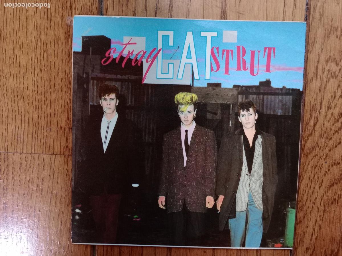 Discos de vinilo: Stray Cats - Stray Cats Strut + Drink That Bottle Down