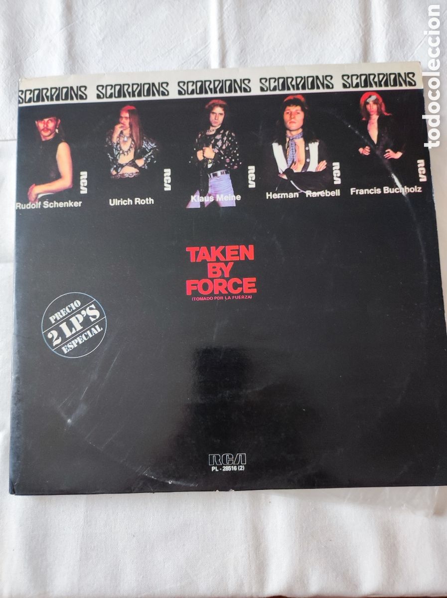 Discos de vinilo: SCORPIONS - TAKEN BY FORCE / VIRGIN KILLER (2 LPS)
