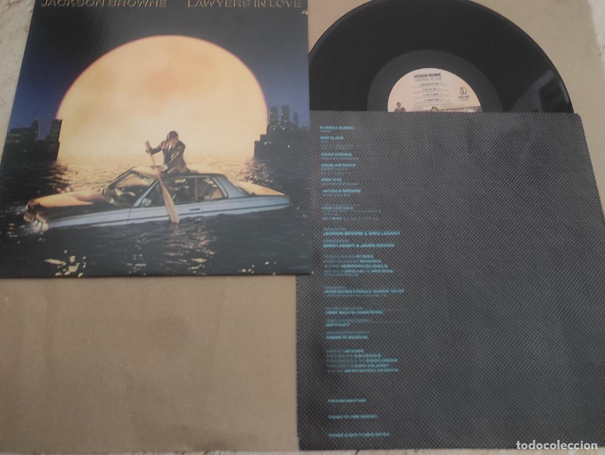 Discos de vinilo: Jackson Browne - lawyers in love (1983) edicion USA, contiene encarte-EXCELENTE ESTADO