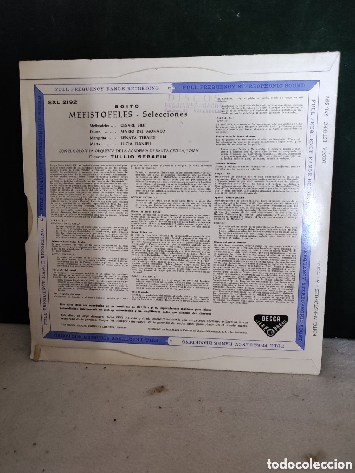 Discos de vinilo: Mefist&oacute;fele LP m&uacute;sica - Foto 2