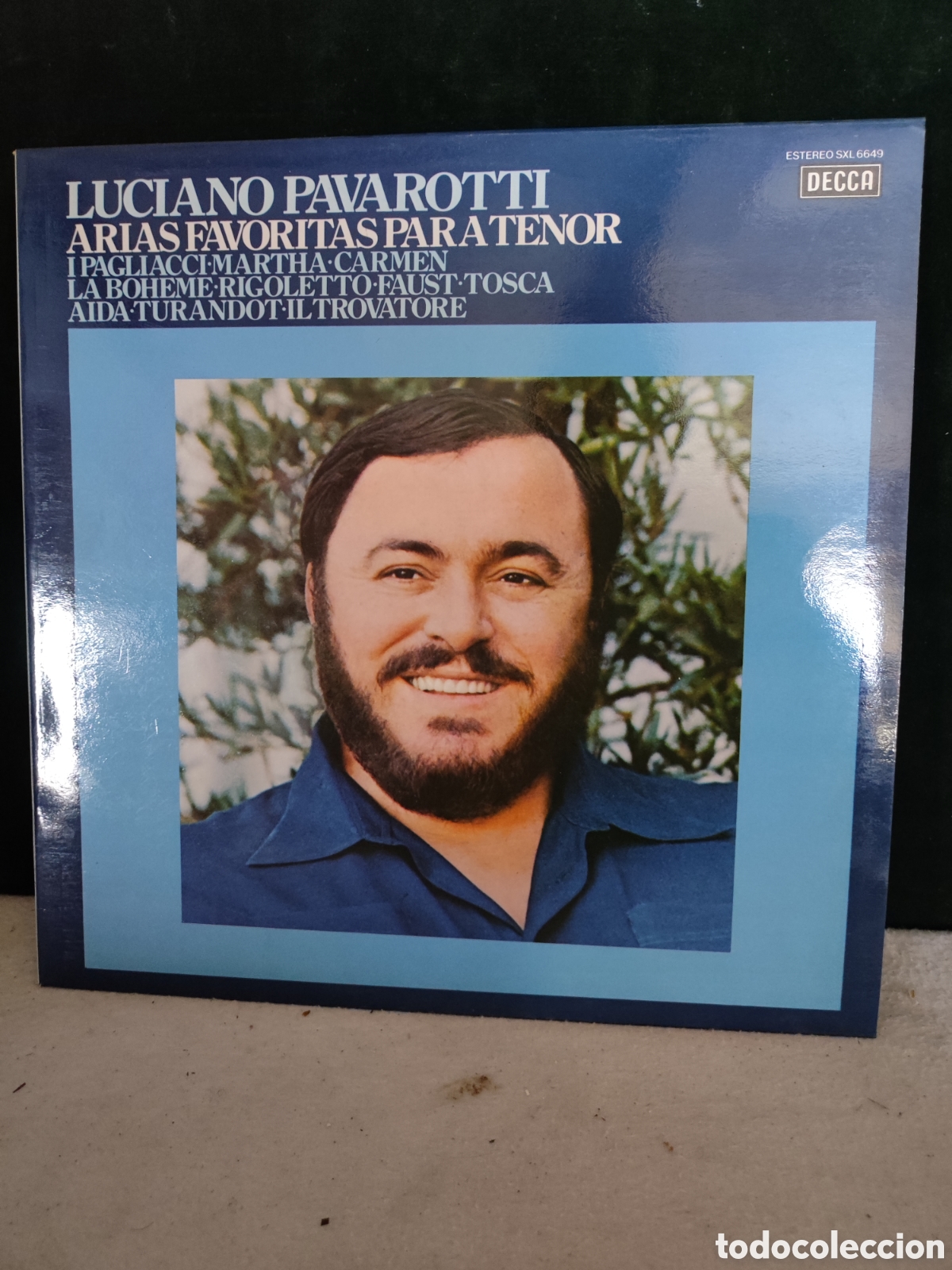 Discos de vinilo: Luciano Pavarotti Arias favoritas para tenor
