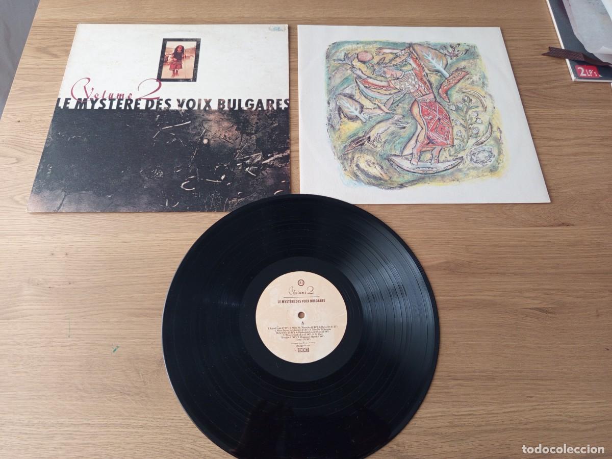 Discos de vinilo: JOYA/RARO LP. LE MYSTERE DES VOIX BULGARES VOLUME 2 / SELLO 4AB CAD 801 / A&Ntilde;O 1988 / COMPLETO.