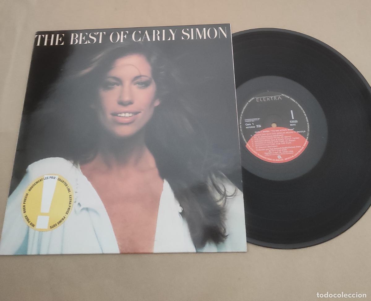 Discos de vinilo: CARLY SIMON - THE BEST OF (WEA) LP ESPA&Ntilde;A - EXCELENTE