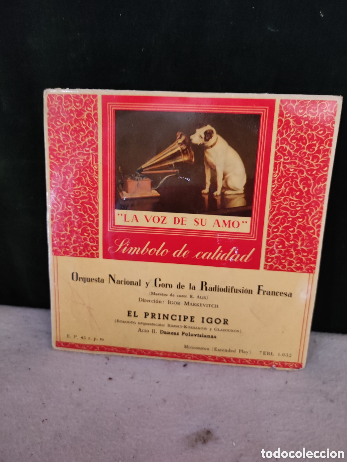 Discos de vinilo: Orquesta Nacional y coro de radiodifusi&oacute;n francesa