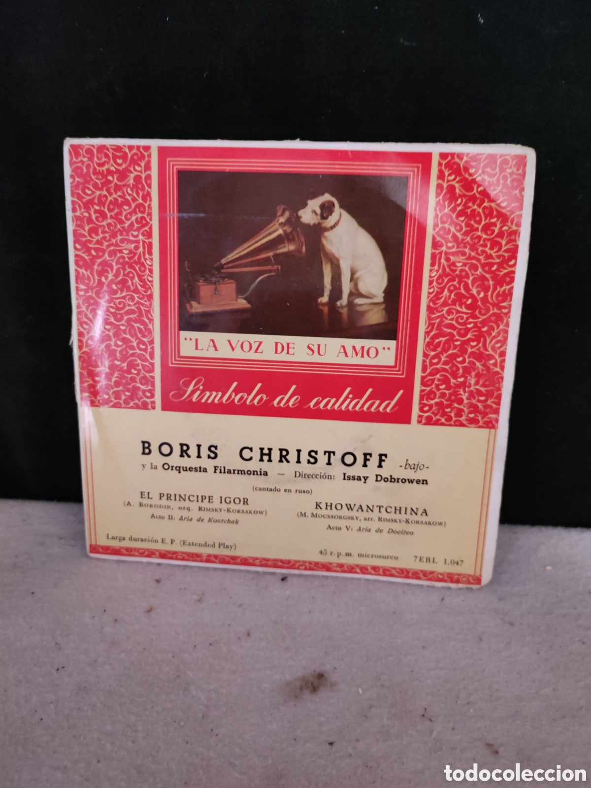 Discos de vinilo: Boris kristoff y la orquesta Filarm&oacute;nica