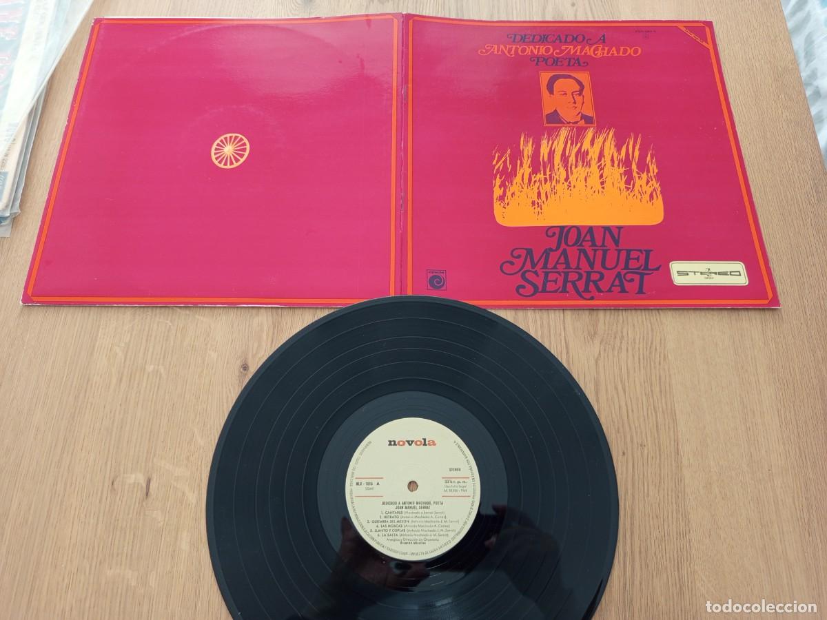 Discos de vinilo: JOYA LP. JOAN MANUEL SERRAT / DEDICADO A ANTONIO MACHADO POETA / 1969 / NLK 1015 S NOVOLA / GATEFOLD