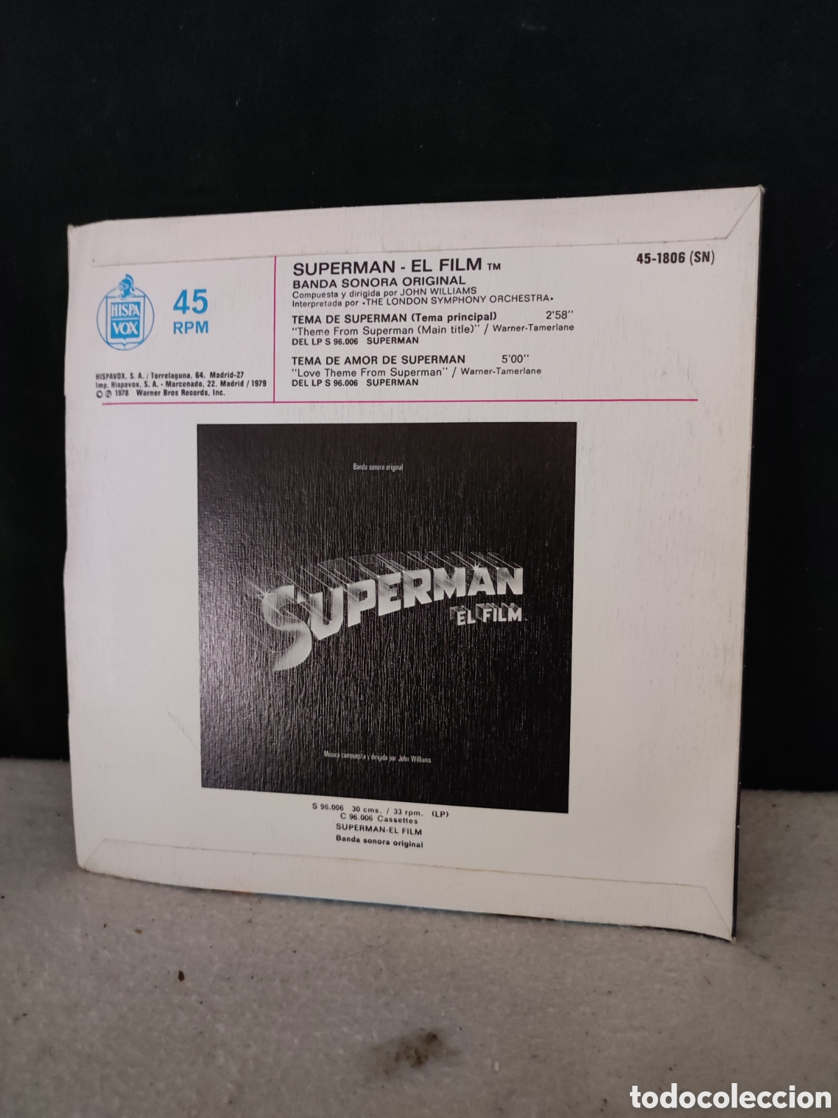 Discos de vinilo: Superman banda sonora tema principal - Foto 2