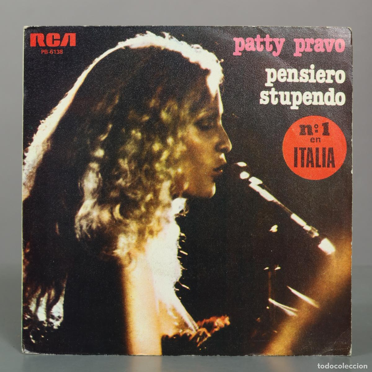 Discos de vinilo: SINGLE. Pensiero Stupendo / Bello - Patty Pravo
