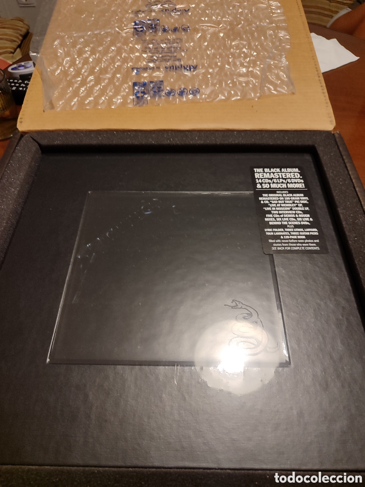 Discos de vinilo: Metallica black album box set lp cd