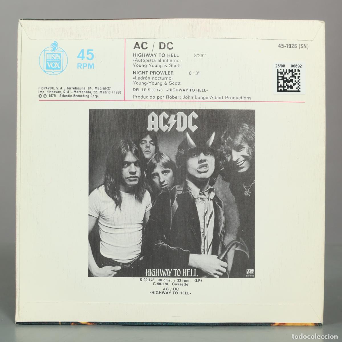 Discos de vinilo: SINGLE. Highway to Hell - AC/DC - Foto 2
