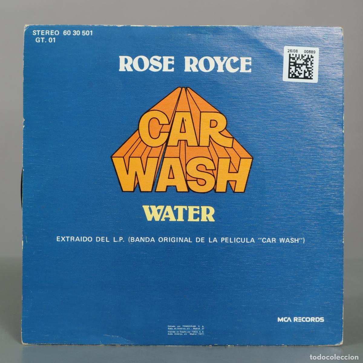 Discos de vinilo: SINGLE. Rose Royce &ndash; Car Wash - Foto 2