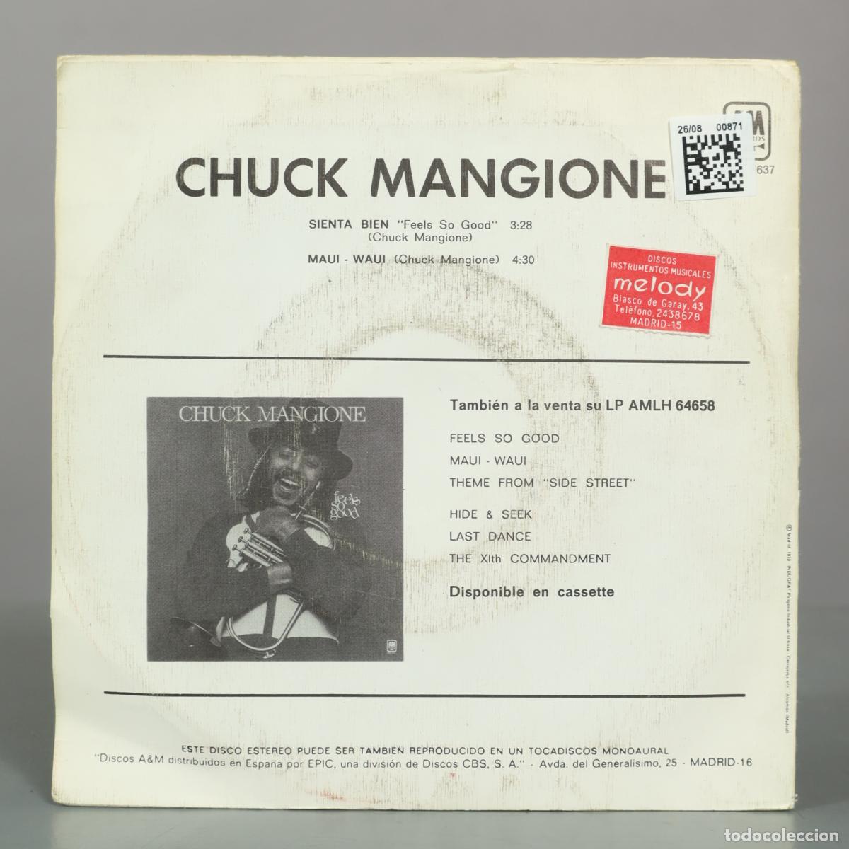 Discos de vinilo: SINGLE. Chuck Mangione &ndash; Sienta Bien - Foto 2