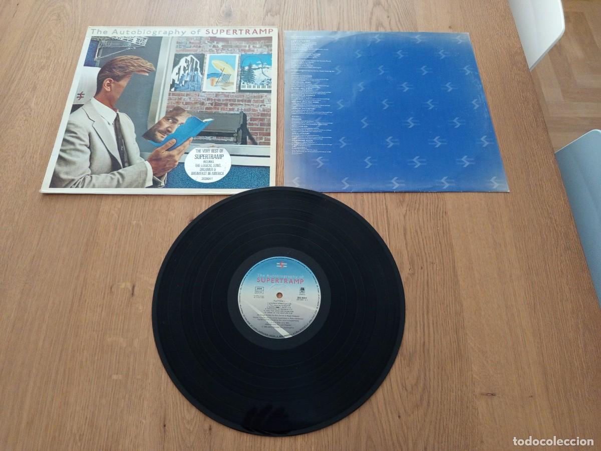 Discos de vinilo: GENIAL LP. SUPERTRAMP / THE AUTOBIOGRAPHY OF / SELLO AM RECORDS 393 904 1 / A&Ntilde;O 1986 / COMPLETO.