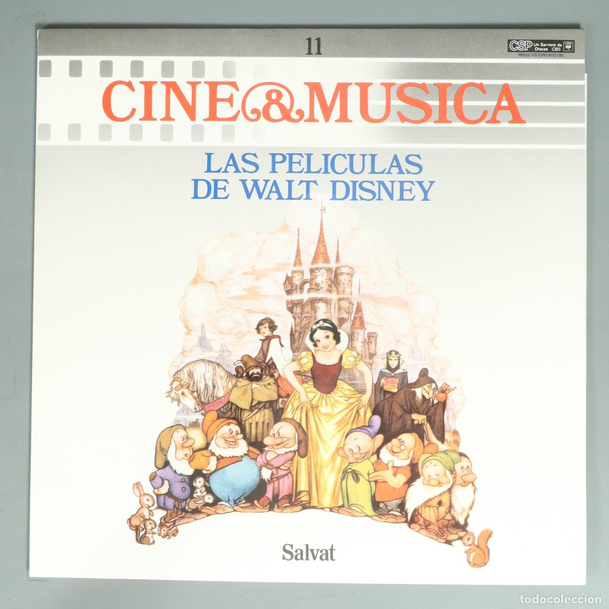 Discos de vinilo: LP. Cine & M&uacute;sica N&ordm; 11: Las pel&iacute;culas de Walt Disney - Salvat